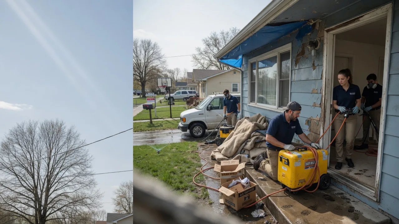 Basement Flood Cleanup in Crandall, IN near me